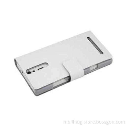Waterproof Wallet Style Sony Xperia Leather Case , Genuine